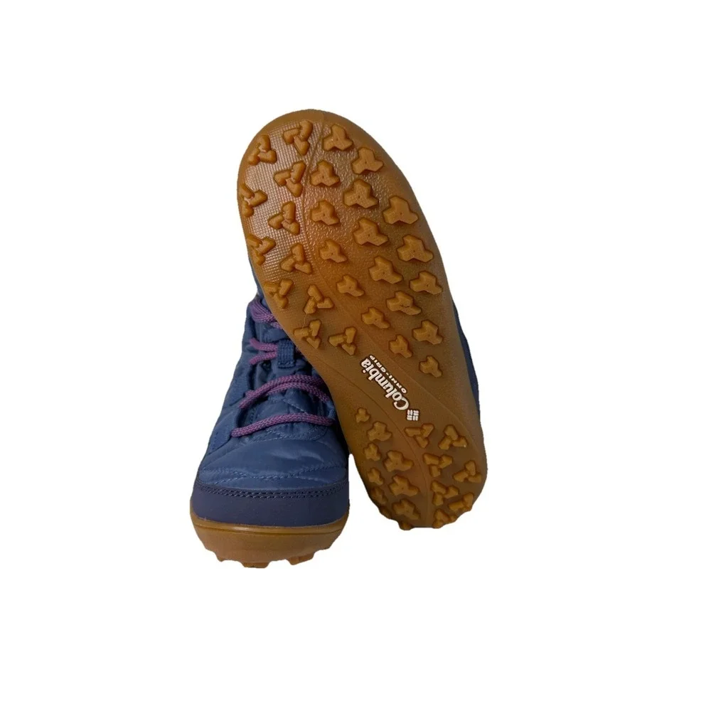 Columbia Youth Minx Shorty Omni-heat WP Hiking Boot‎ Blue/Purple Size 1Y NO BOX